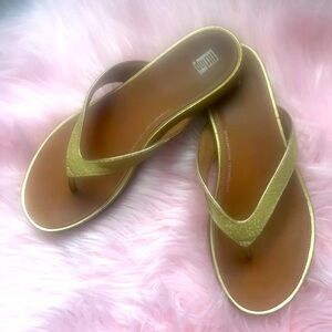 ✨gold glitter FIT  flop-